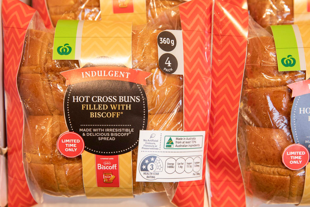 Lotus Biscoff Hot Cross Buns launch